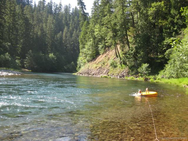 Lounging in the Clackamas