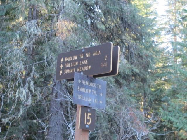 Hiking Trail Sign