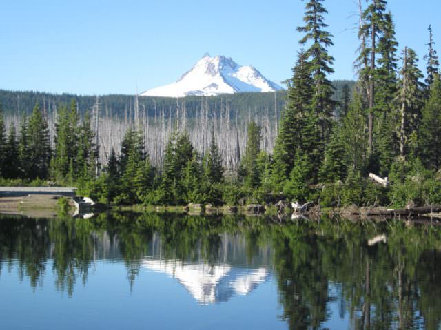 Mt. Jefferson from Olallie Lake