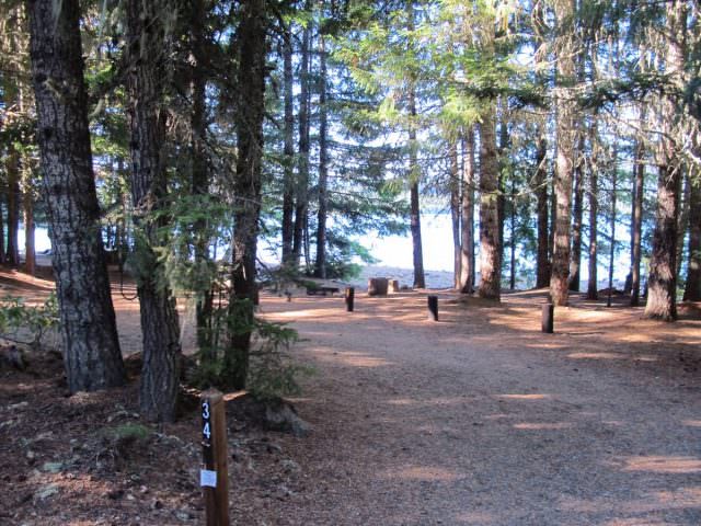 Hoodview Campground Site #34