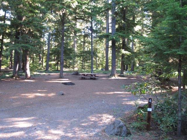 Hoodview Campground Site #4