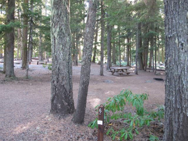 Hoodview Campground Site #6