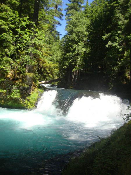 Small Falls past Lake