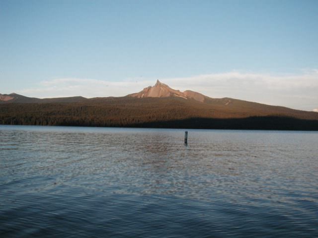 Diamond Lake and Mt Thielson