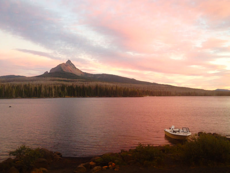big lake campground santiam