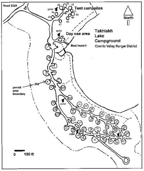 Takhlakh Lake Map