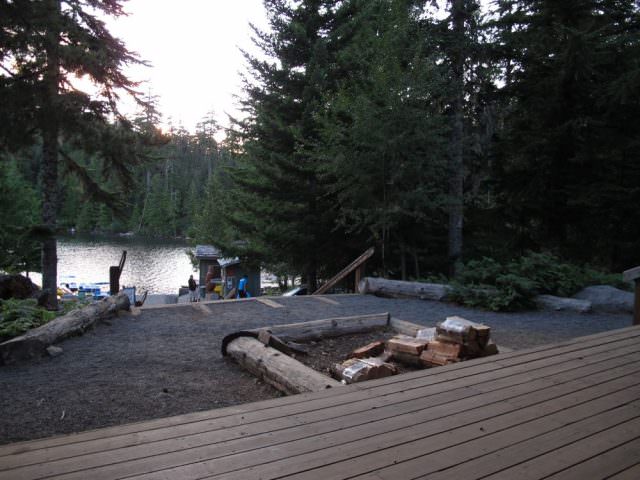 Lost Lake view from the Lodge