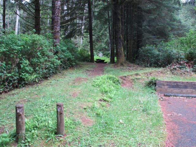 Tahkenitch Campground - 21 and 22 parking