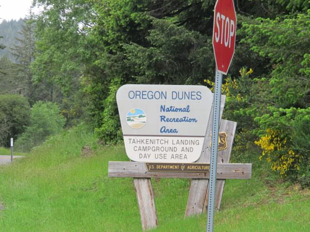 Tahkenitch Landing - Sign