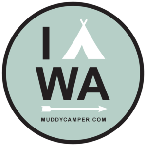 I CAMP Washington Sticker