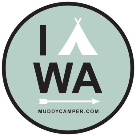 I CAMP Washington Sticker