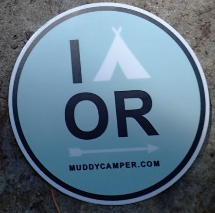 I CAMP Oregon Sticker - Image 2