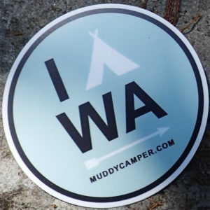 I CAMP Washington Sticker