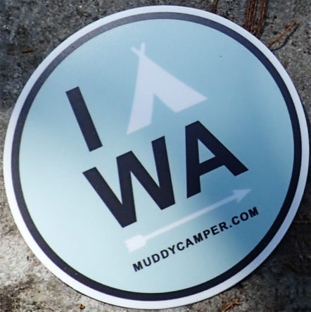 I CAMP Washington Sticker - Image 2