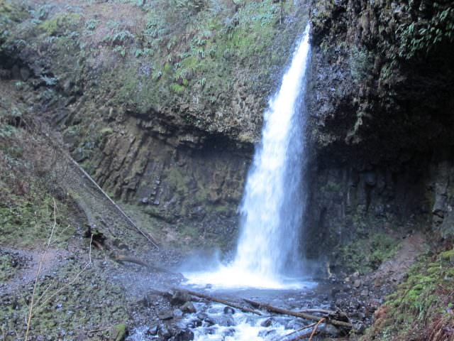 Upper Latourell Falls Side View