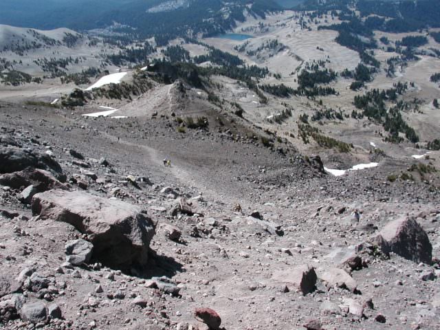 Trail up South Sister