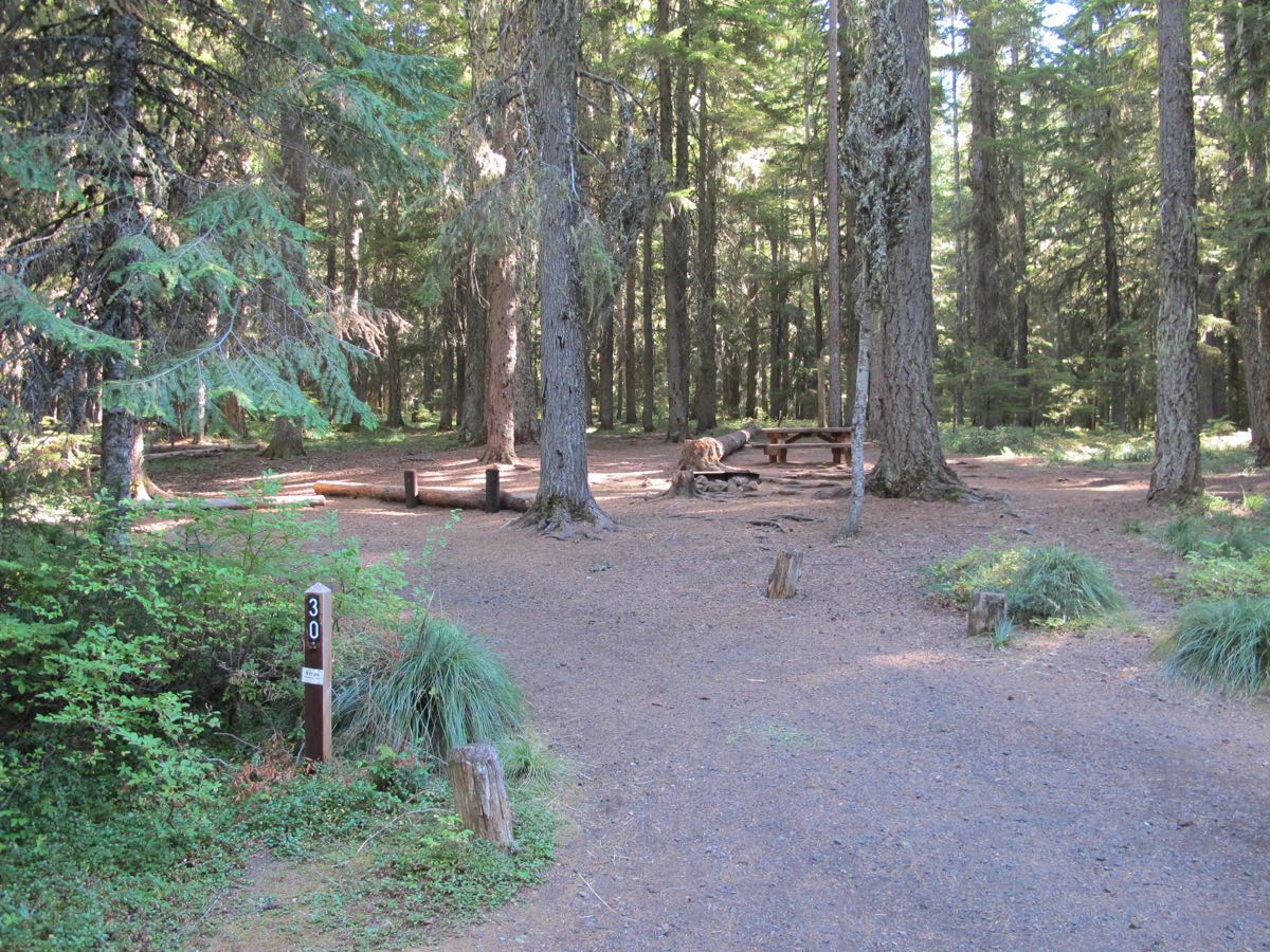Oak Fork Campground Timothy Lake, Oregon Mt. Hood National Forest