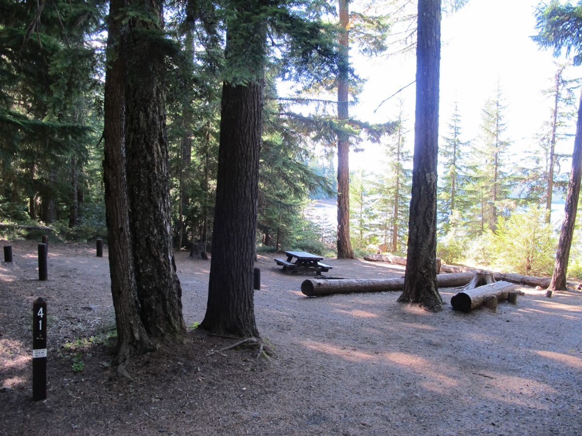 Oak Fork Campground Timothy Lake, Oregon Mt. Hood National Forest