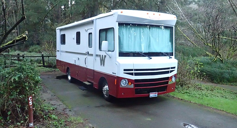 RV with Idaho license plates