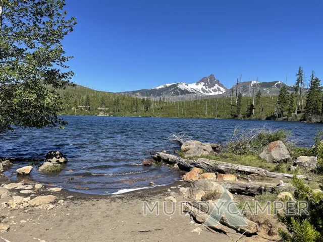 Round Lake with view of Three Fingered Jack in the background
